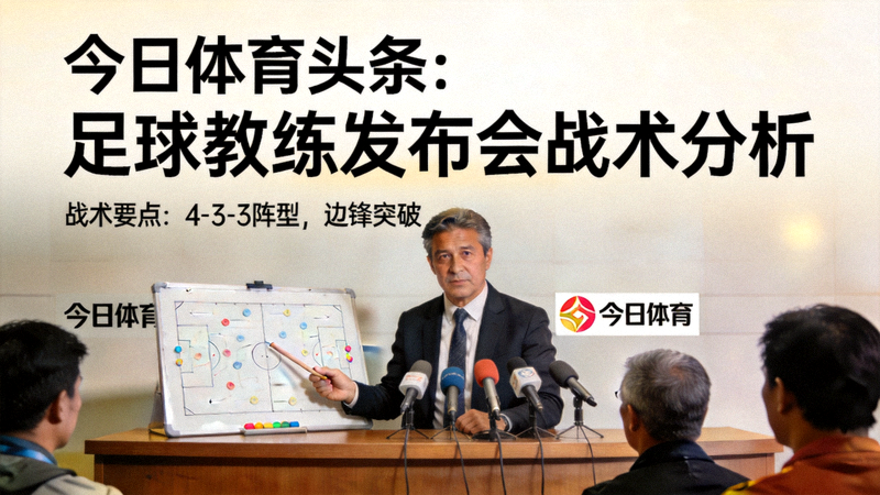 今日体育头条新闻配图 - 足球教练在发布会上分析战术